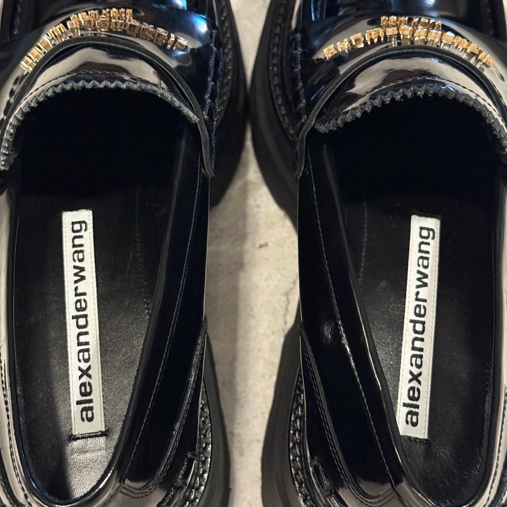 ALEXANDER WANG Platform Lug Sole Loafers, Size EU 40, NEW! WORE ONCE! - Picture 10 of 16